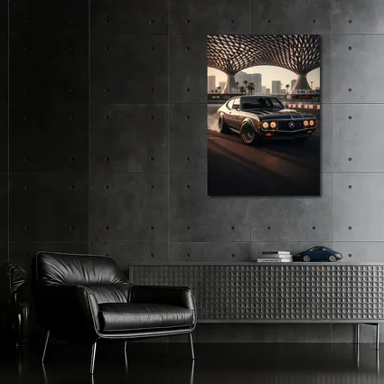 Acura Classic Coupe Drifting City Backdrop