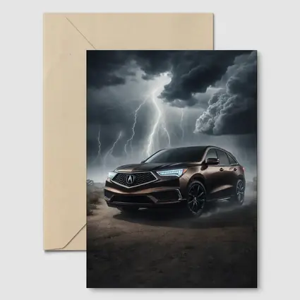 Acura MDX Storm Dark Dramatic Sky