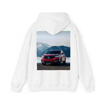 Acura RDX Red SUV Snowy Mountain Background