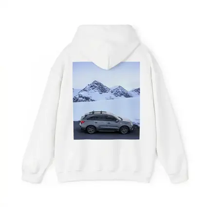 Acura MDX Gray SUV Snowy Mountain Backdrop