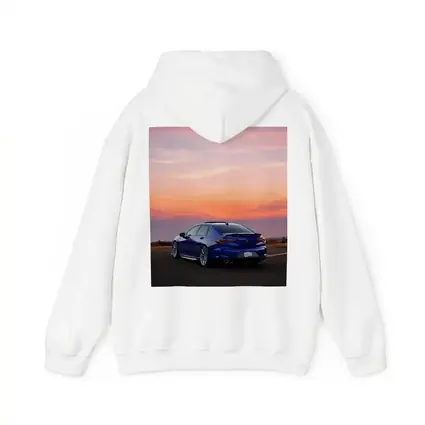 Acura TLX Blue Sedan Sunset Sky