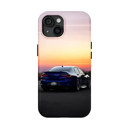 Acura TLX Blue Rear Sunset Sky