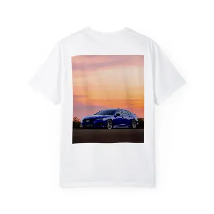 Acura TLX Blue Sedan Sunset Sky