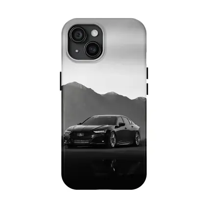 Acura TLX Black Sedan Mountain Dusk