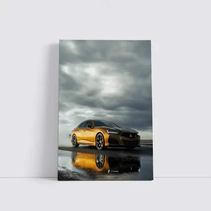 Acura TLX Gold Sedan Stormy Sky