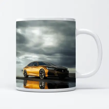 Acura TLX Gold Sedan Stormy Sky
