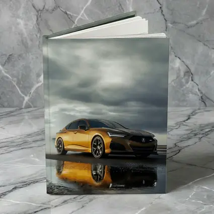 Acura TLX Gold Sedan Stormy Sky