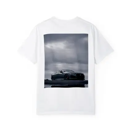 Acura TLX Matte Gray Cloudy Sky Reflection