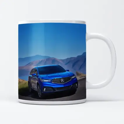 Acura MDX Blue SUV Mountain Road