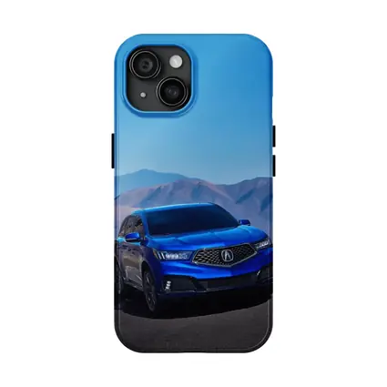 Acura MDX Blue SUV Mountain Road