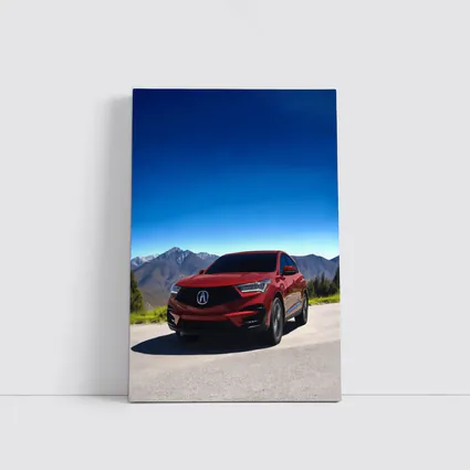 Acura RDX Red SUV Mountain Road