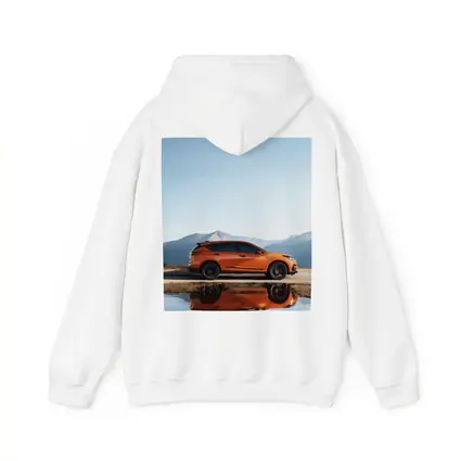 Acura MDX Orange SUV Mountain Reflection