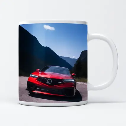 Acura Integra Red Bold Mountain Road