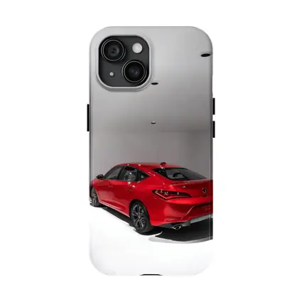 Acura TLX Red Sedan Studio White Background