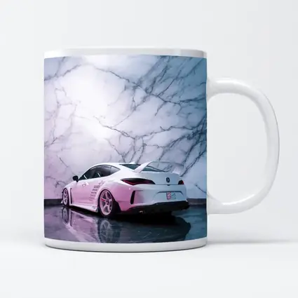 Acura Wide Body Kit Marble Wall Background