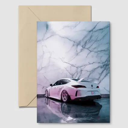 Acura Wide Body Kit Marble Wall Background