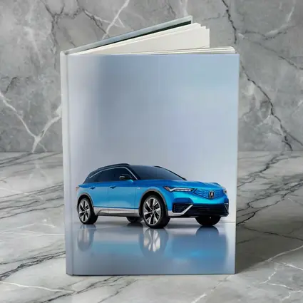 Acura MDX Blue SUV Studio Shot