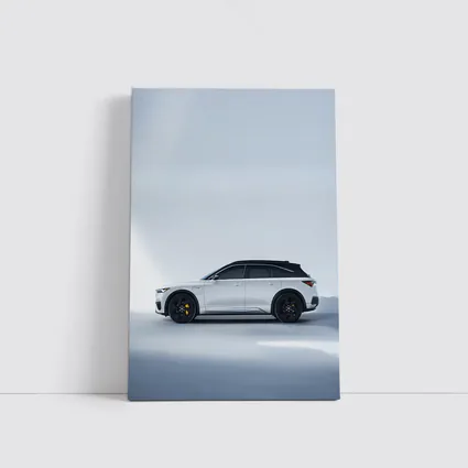 Acura QX SUV White Studio Profile View