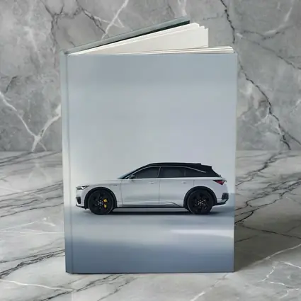 Acura QX SUV White Studio Profile View