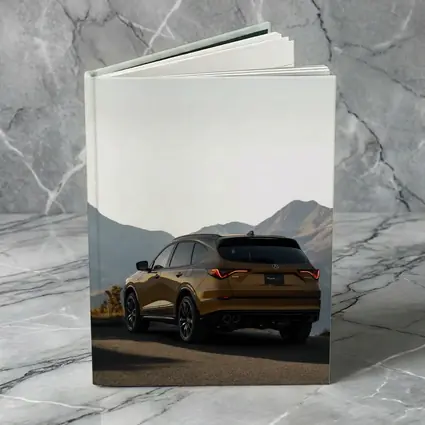 Acura MDX Gold SUV Mountain Backdrop