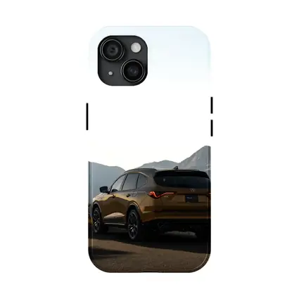 Acura MDX Gold SUV Mountain Backdrop