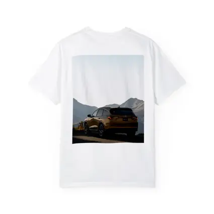 Acura MDX Gold SUV Mountain Backdrop