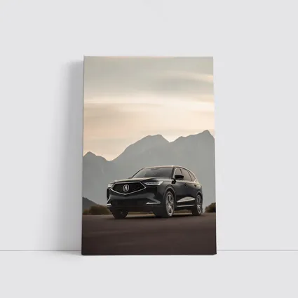Acura MDX Dark SUV Mountain Backdrop