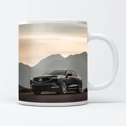Acura MDX Dark SUV Mountain Backdrop
