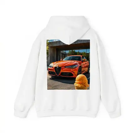 Alfa Romeo Giulia Orange Ice Cream Street