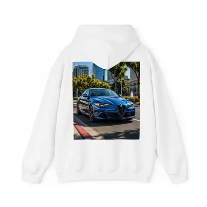 Alfa Romeo Giulia Blue City Street Shot