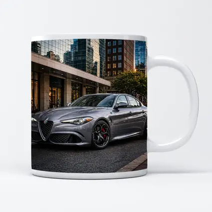 Alfa Romeo Giulia Gray City Street