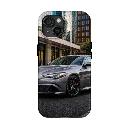 Alfa Romeo Giulia Gray City Street