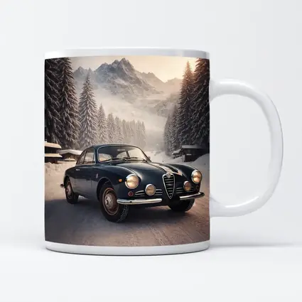 Alfa Romeo Giulia Classic Winter Mountain Drive