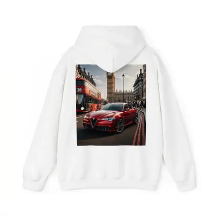 Alfa Romeo Giulia Red London Big Ben