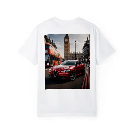 Alfa Romeo Giulia Red London Big Ben