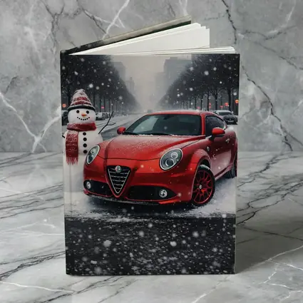 Alfa Romeo MiTo Red Car Winter Snow