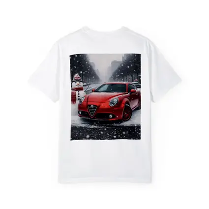 Alfa Romeo MiTo Red Car Winter Snow