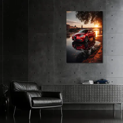 Alfa Romeo Giulietta Red River Sunset