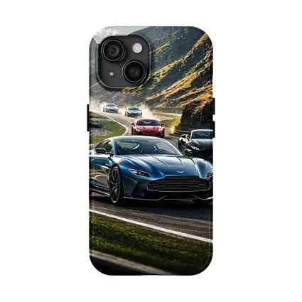 Aston Martin Vantage Racing Mountain Road Scene