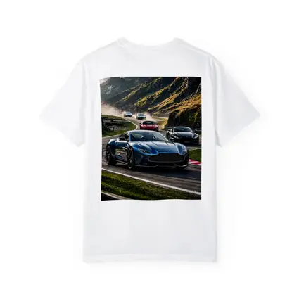 Aston Martin Vantage Racing Mountain Road Scene