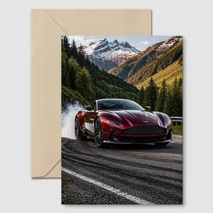 Aston Martin DB11 Drifting Mountain Road