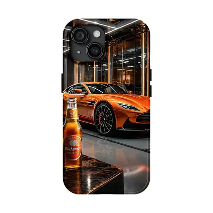 Aston Martin DB11 Orange Luxury Showroom