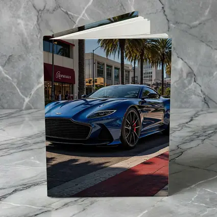 Aston Martin DBS Superleggera Blue Los Angeles