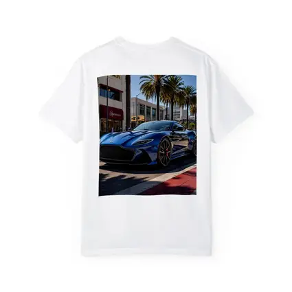 Aston Martin DBS Superleggera Blue Los Angeles