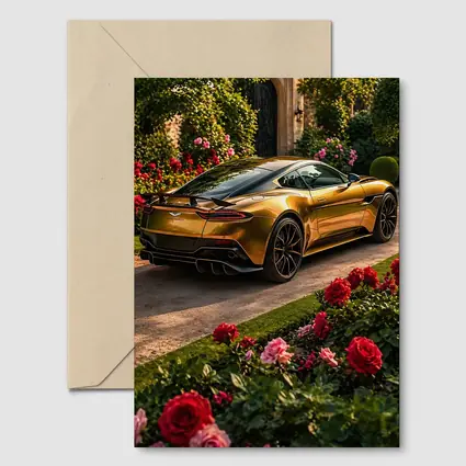 Aston Martin DBS Superleggera Gold Garden Estate