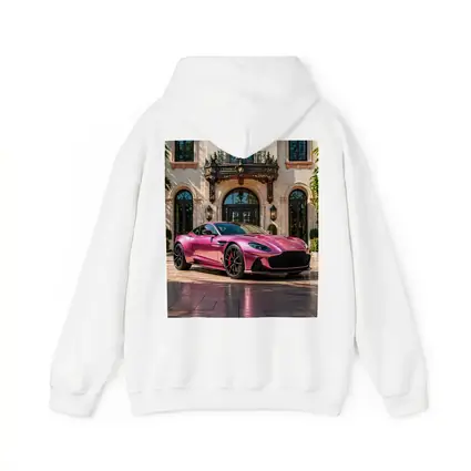 Aston Martin DBS Superleggera Pink Mansion Driveway