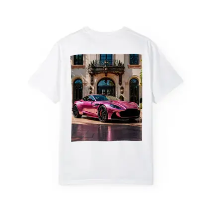 Aston Martin DBS Superleggera Pink Mansion Driveway