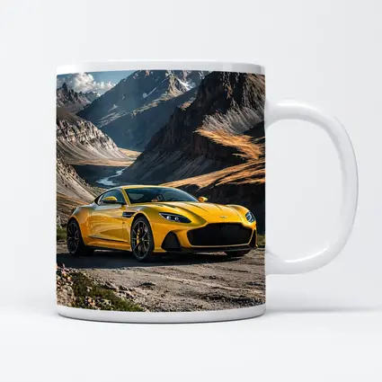 Aston Martin DBS Superleggera Yellow Mountain Road