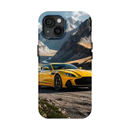 Aston Martin DBS Superleggera Yellow Mountain Road