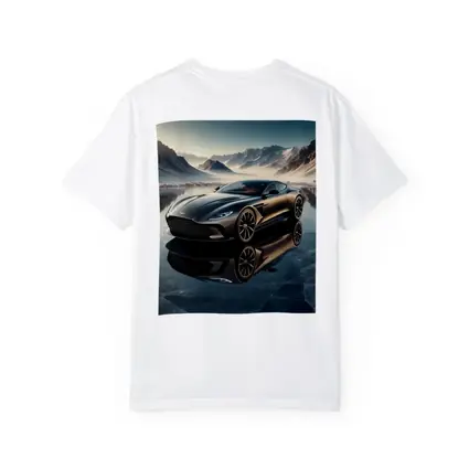 Aston Martin DB11 Black Icy Mountain Backdrop